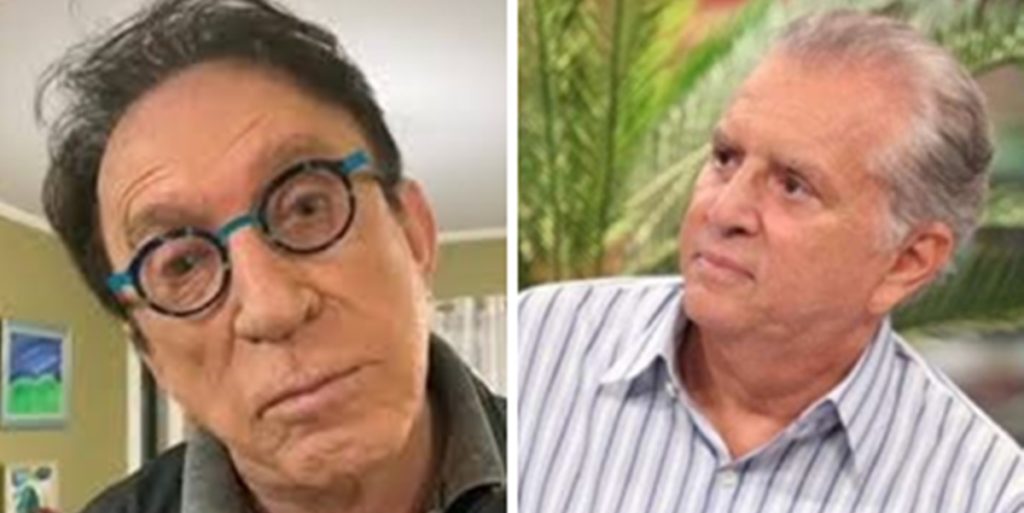 Moacyr Franco ficou magoado com Carlos Alberto após demissão do SBT (Foto: Montagem/TV Foco)