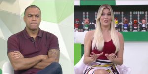 Renata Fan e Denilson (Foto reprodução/montagem)