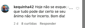 Comentário de fã da jornalista chamou atenção