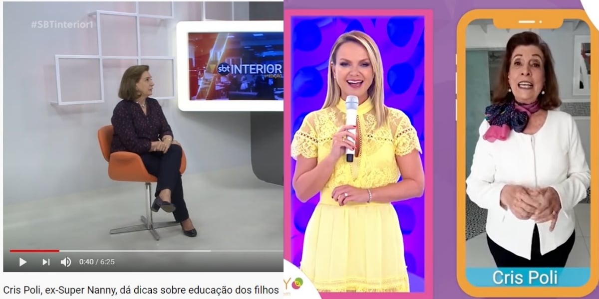 Eterna Supernanny no SBT Interior e na Eliana (Foto: Montagem)