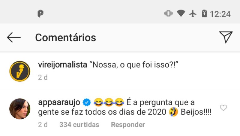 Jornalista explicou o que havia acontecido (Foto: Reprodução/ Instagram)