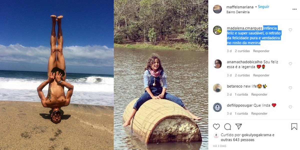 Badarik González e filha de Mariana Maffeis (Foto: Reprodução/Instagram)