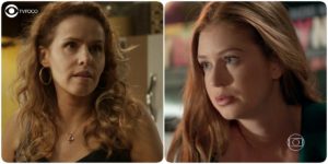 Gilda e Eliza entraram em guerra em Totalmente Demais (Foto: Montagem/TV Foco/Reprodução/Globo)