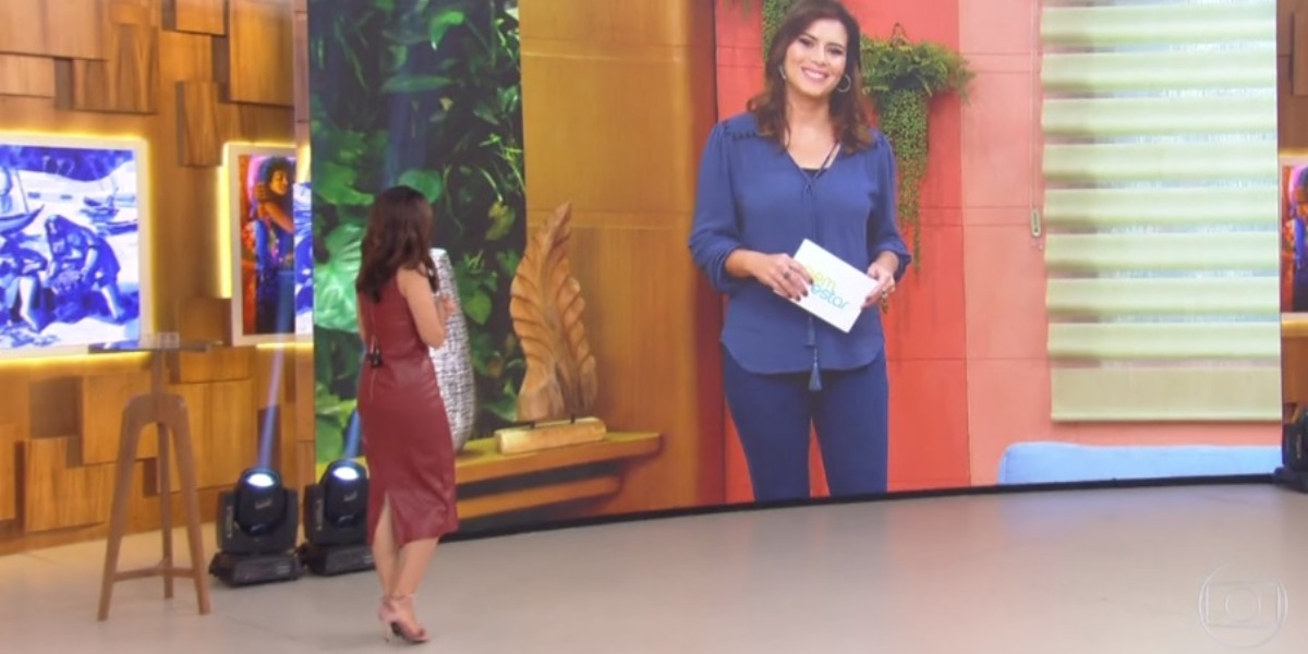 O Bem Estar, apresentado por Michelle Loreto, virou um quadro do Encontro Com Fátima Bernardes (Foto: Reprodução/TV Globo)