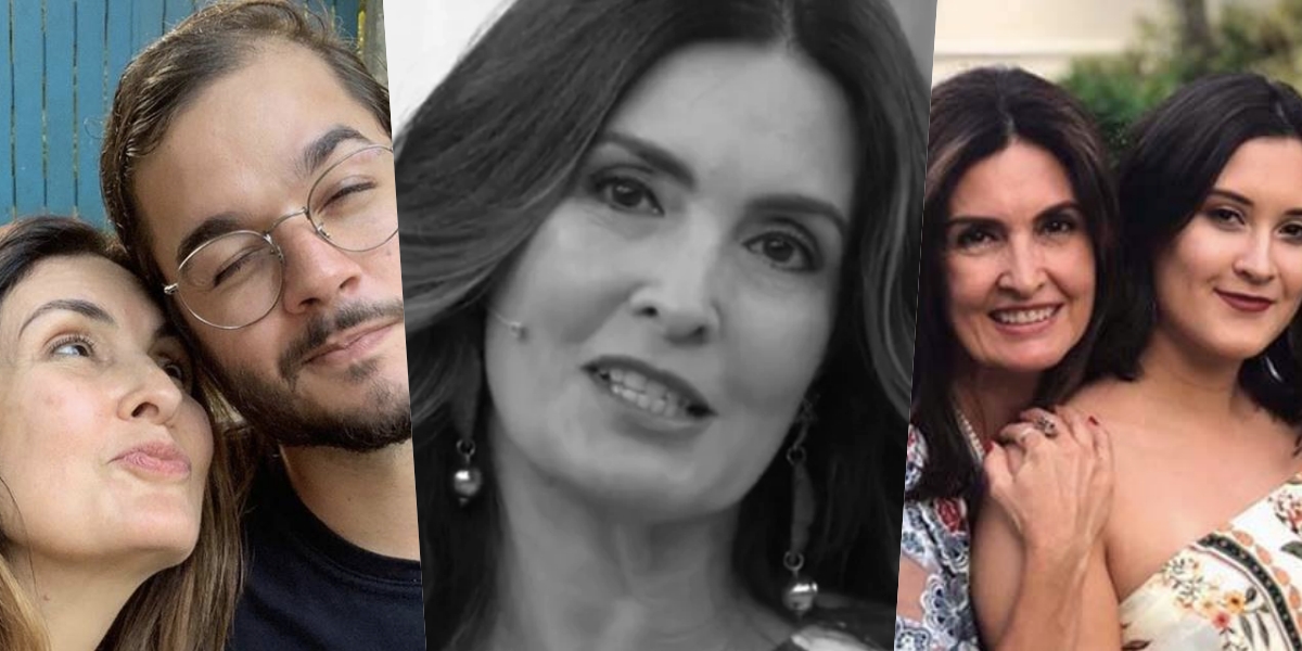 Fátima Bernardes é mãe de Bia Bonemer e namorada de Túlio Gadelha (Foto montagem: TV Foco)