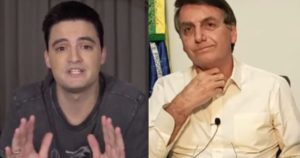 Felipe Neto não quer ser associado a Bolsonaro (Foto: Montagem)