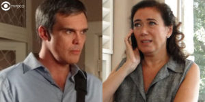 René e Griselda não se entenderam mais em Fina Estampa (Foto: Montagem/TV Foco/Reprodução/Globo)