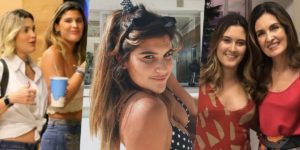 Giulia Costa, filha de Flávia Alessandra, é amiga de Bia Bonemer (Foto montagem: TV Foco)