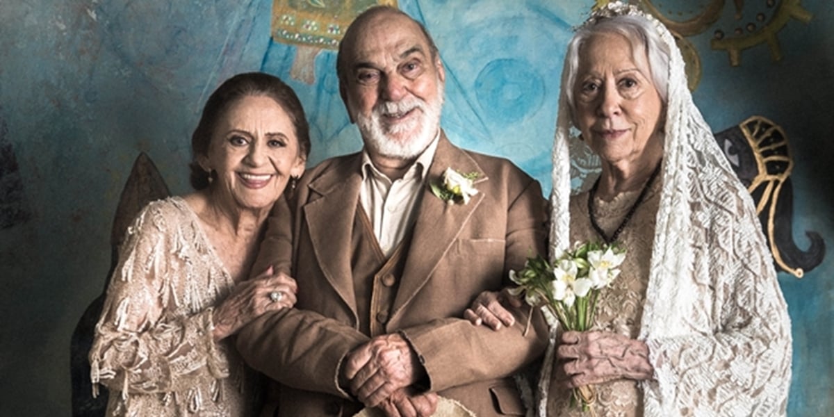 Laura Cardoso, Lima Duarte e Fernanda Montenegro em O Outro Lado do Paraíso; atores do grupo considerado como indispensável (Foto: Globo/Raquel Cunha)