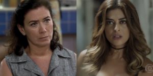 Lilia Cabral (Griselda) em Fina Estampa e Juliana Paes (Bibi Perigosa) em A Força do Querer; as reprises da Globo na faixa das nove (Foto: Reprodução/Globo)