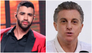 Gusttavo Lima anunciou candidatura, igual Luciano Huck - Foto: Montagem