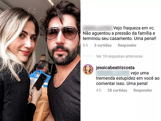 Jéssica Costa foi atacada por um seguidor (Foto: reprodução/Instagram)