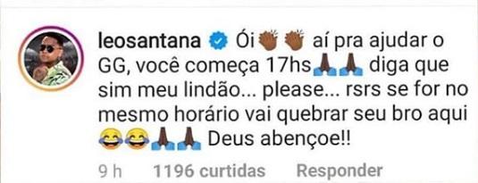 Leo Santana voltou a ser assunto por conta de um apelo que fez para Gusttavo Lima (Foto: Reprodução/ Instagram)