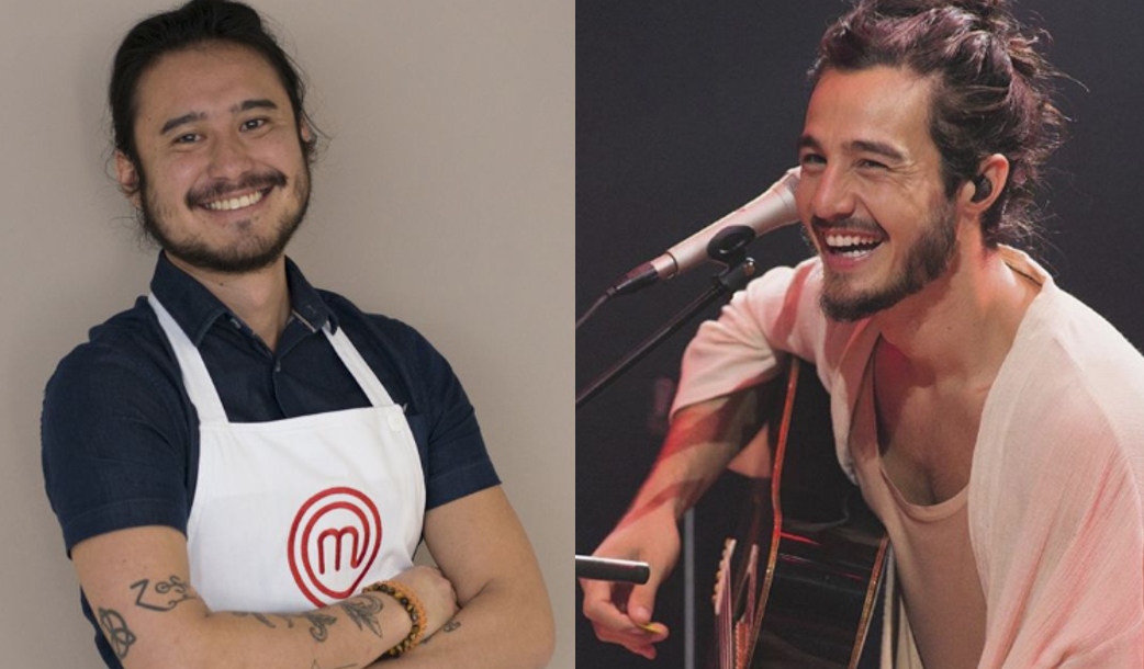 Participante do Masterchef é comparado com Tiago Iorc (Foto: Divulgação/Band)