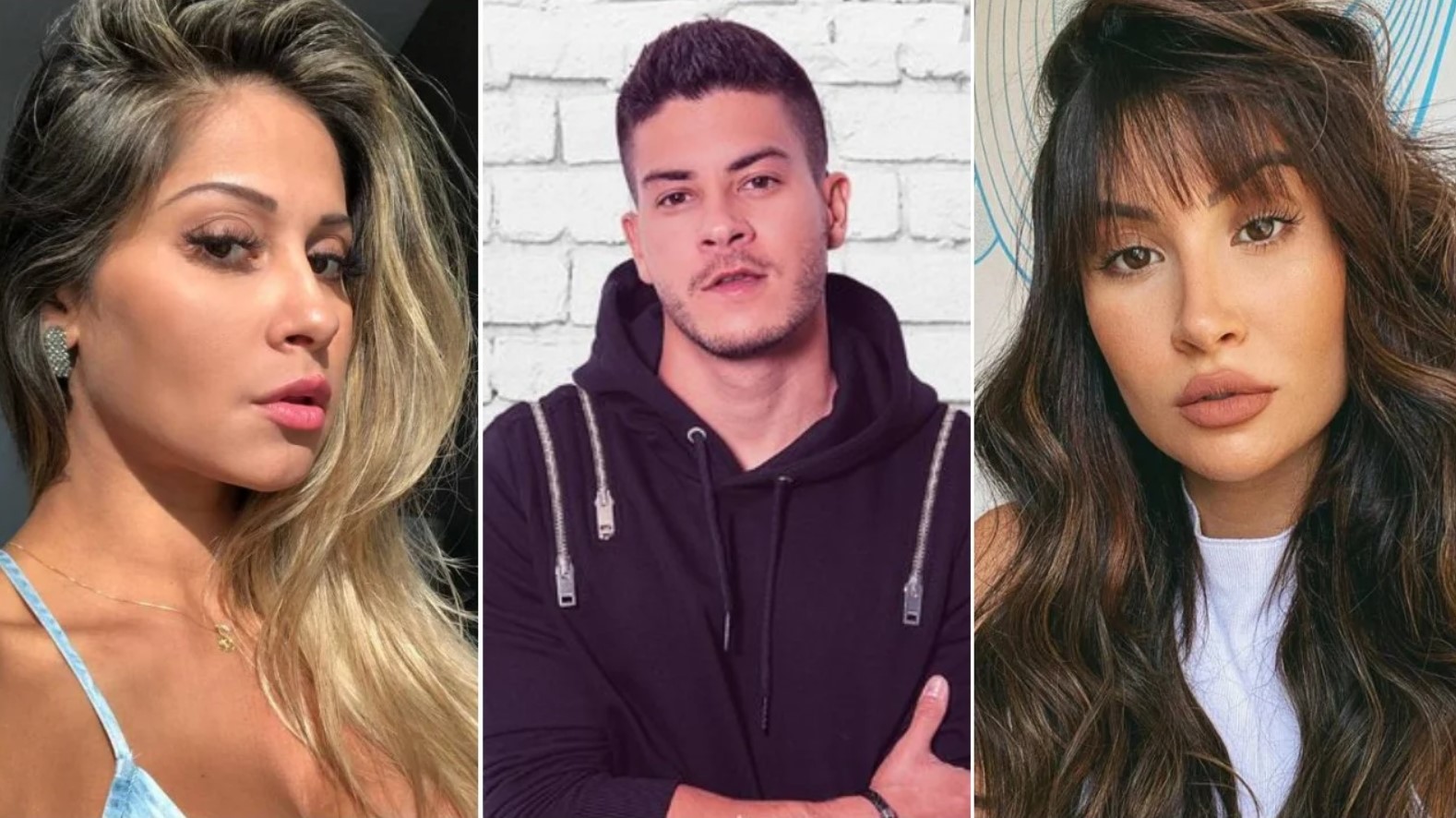 Arthur Aguiar estaria com Bianca Andrade quando começou a namorar Mayra Cardi - Foto: Montagem