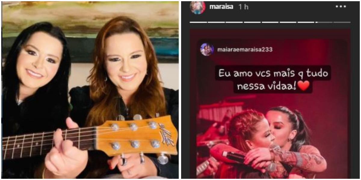 Maraisa expõe mensagem para Maiara (Foto: Reprodução)