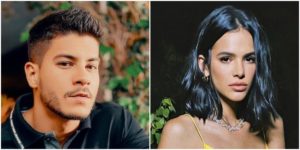 Arthur Aguiar teve romance no passado com Bruna Marquezine (Foto: Reprodução/ Montagem)