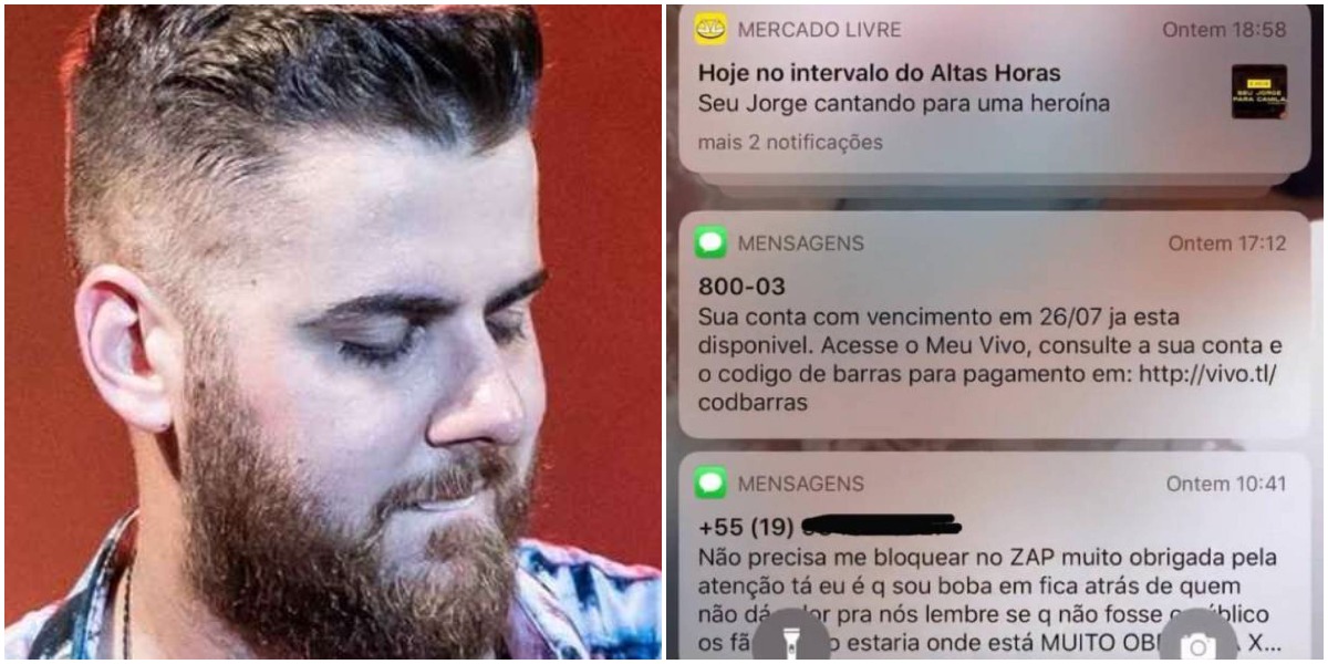 Zé Neto ignora fã e deixa escapar (Foto: Reprodução)