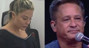 Poliana Rcoha, esposa de Leonardo lamentou a saudades que sente de sua mãe (Foto: Reprodução/ Montagem)