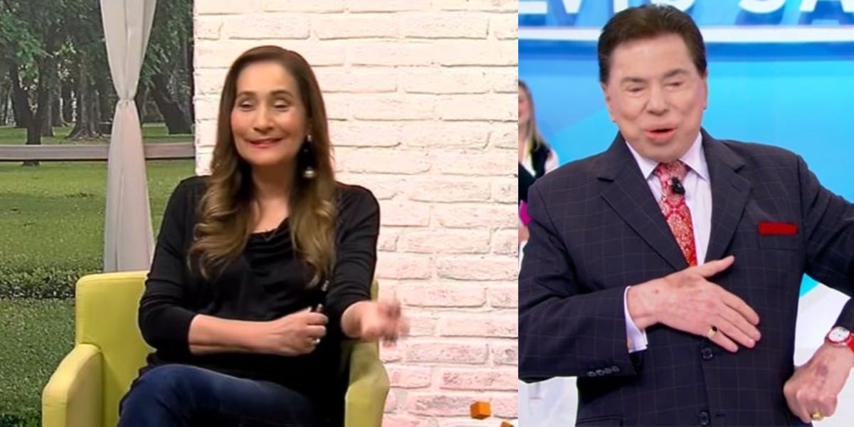 Sonia Abrão foi assistida por Silvio Santos (Foto: Reprodução/RedeTV!/SBT)