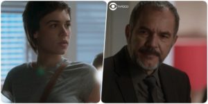 Leila briga com Germano na novela Totalmente Demais (Foto: Montagem/TV Foco)