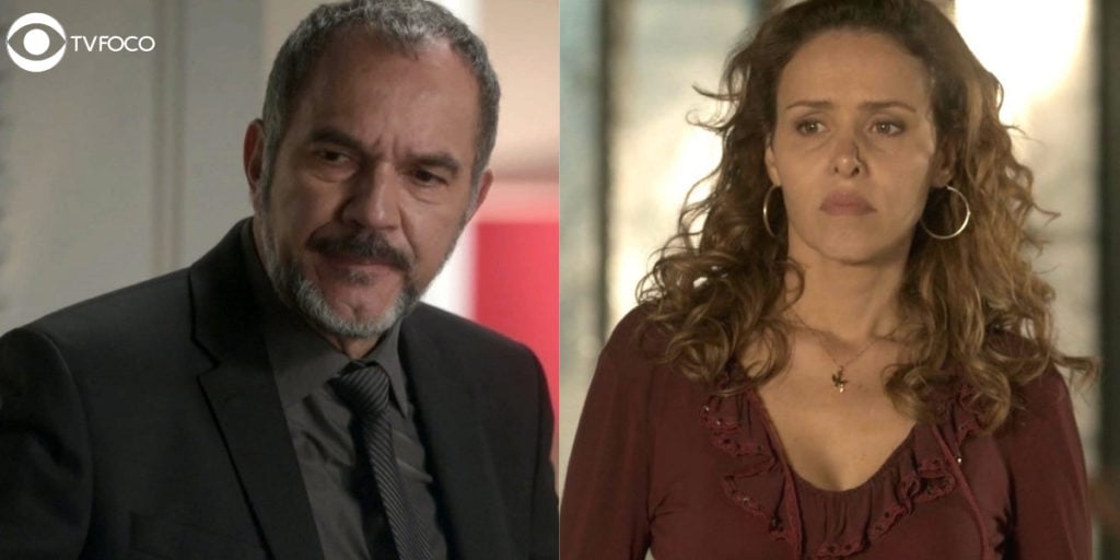 Fotomontagem de Gilda e Germano na novela Totalmente Demais