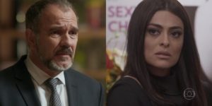 Germano (Humberto Martins) ficará humilhado após vexame com Carolina (Juliana Paes) em Totalmente Demais (Foto: Reprodução/Globo)