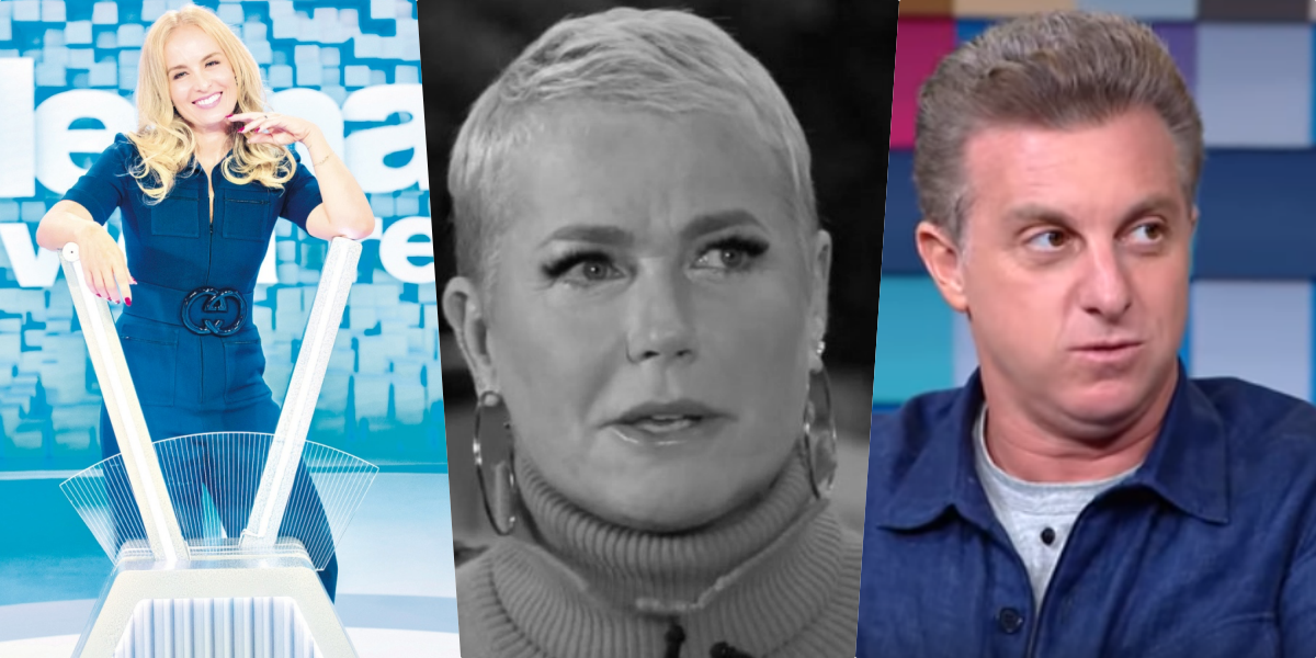 Angélica, Xuxa e Luciano Huck (Foto: Montagem)