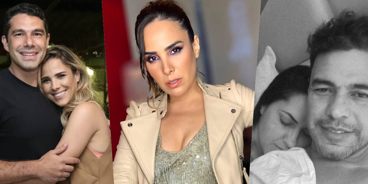 Wanessa surpreendeu o marido e Graciele filmou tudo (Foto: montagem)