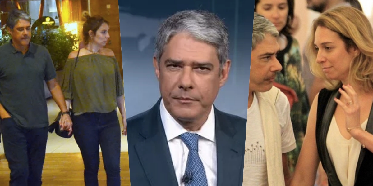 Willaim Bonner teve um vídeo divulgado por Natasha Dantas (Foto montagem: TV Foco)