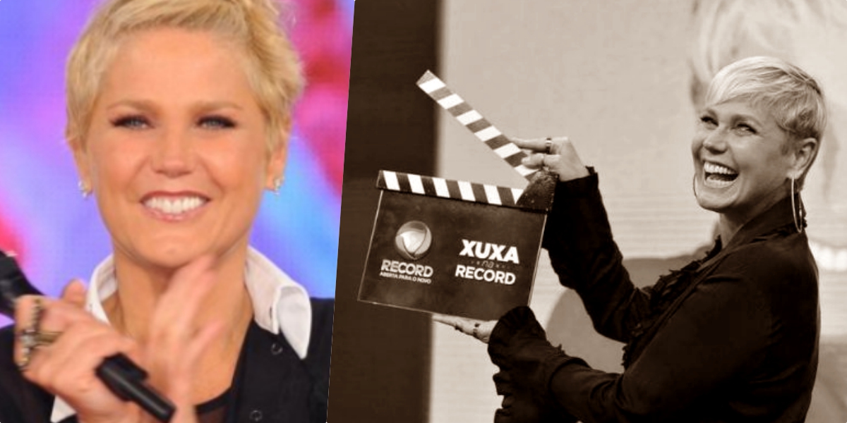 Xuxa Meneghel, da Record, pode voltar à Globo (Foto montagem)