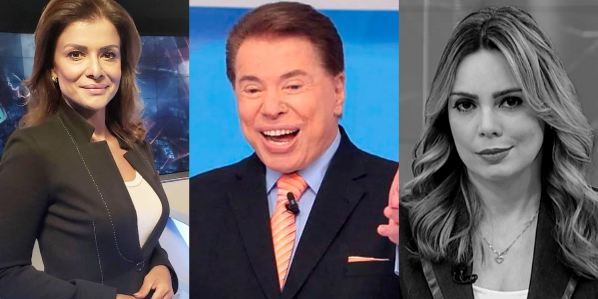 Analice Nicolau, Silvio Santos e Rachel Sheherazade (Foto: Montagem)