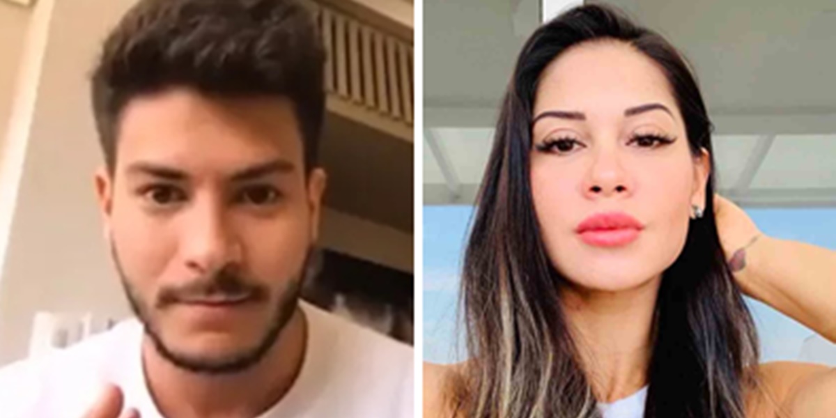 Arthur Aguiar e Mayra Cardi tiveram uma polêmica separação (Foto: Montagem/TV Foco)