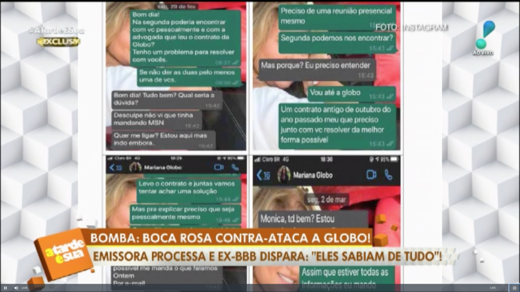 Conversa da mãe da Boca Rosa (Foto: Reprodução)