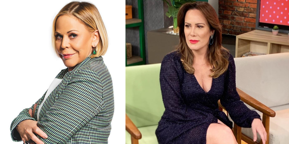 Claudete Troiano se viu um boato com Regina (Foto: Juan Ribeiro / Montagem)