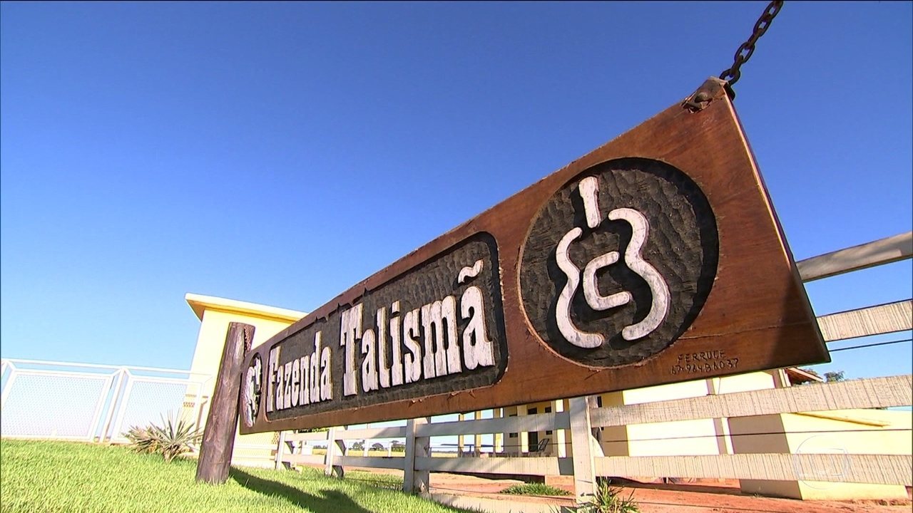 Fachada da Fazenda Talismã (Foto: Reprodução)