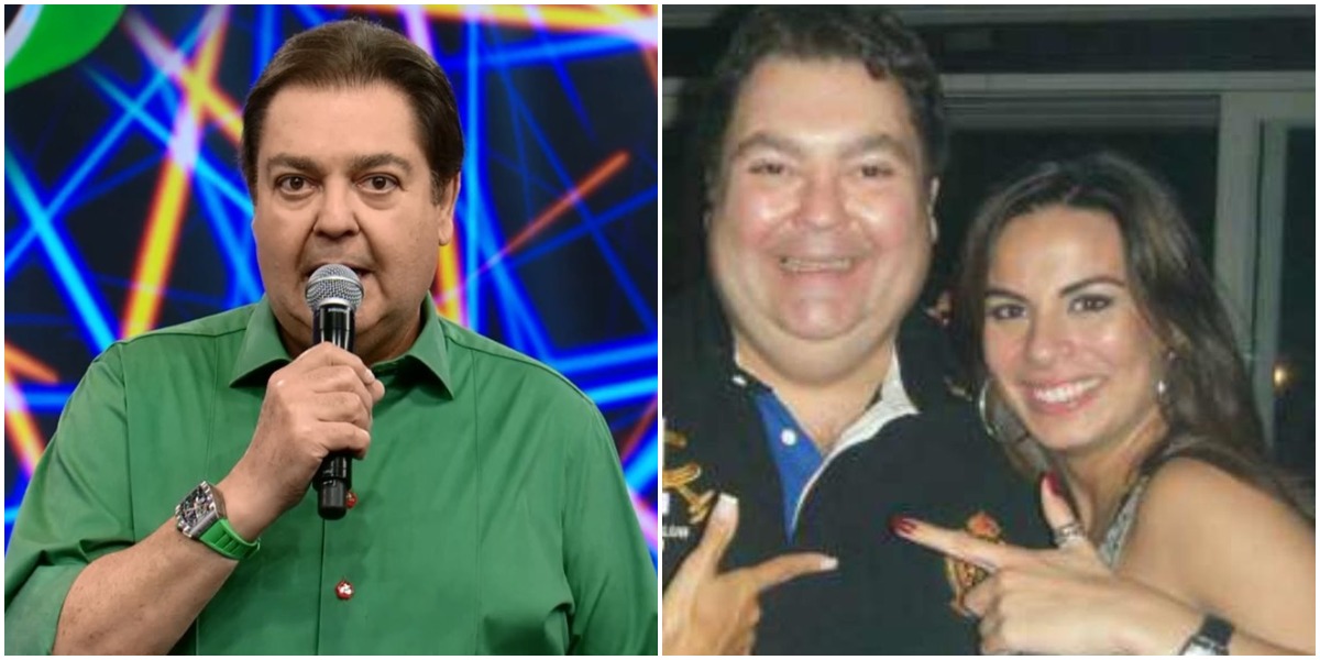 Faustão e Renata Mattos (Foto: Reprodução)