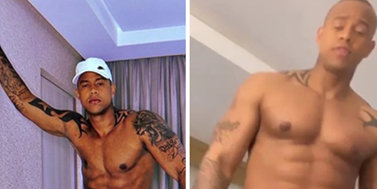 Léo Santana divugou vídeo proibido para menores em perfil no Instagram (Foto: Reprodução)