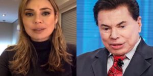 Rachel Sheherazade levou uma bronca de Silvio Santos diante do público (Foto: Reprodução)