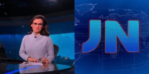 Renata Vasconcellos está de folga do Jornal Nacional durante o fim de semana (Foto: Reprodução)