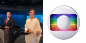 Renata Vasconcellos e William Bonner comandam o maior noticiário da Globo (Foto: Reprodução)