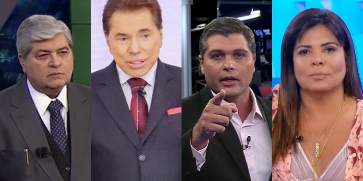 Silvio Santos cogita nomes de Datena, Joel Datena e Mara Maravilha para o Aqui Agora (Foto: Reprodução/SBT/Band)