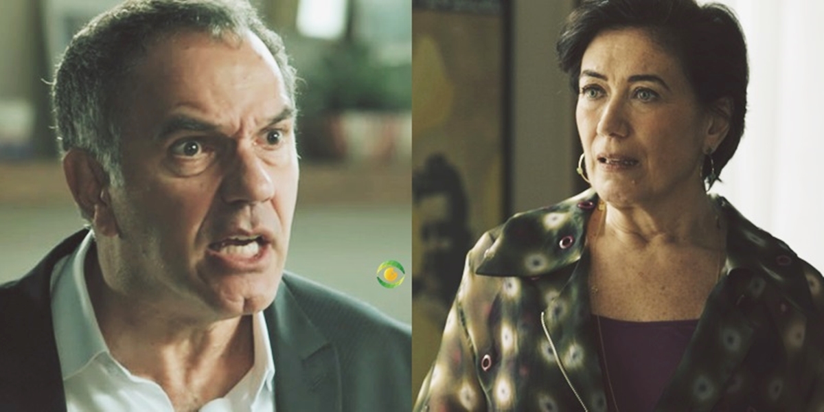 Eurico (Humberto Martins) e Silvana (Lilia Cabral) em A Força do Querer (Foto: Reprodução/Globo/Montagem/TV Foco)