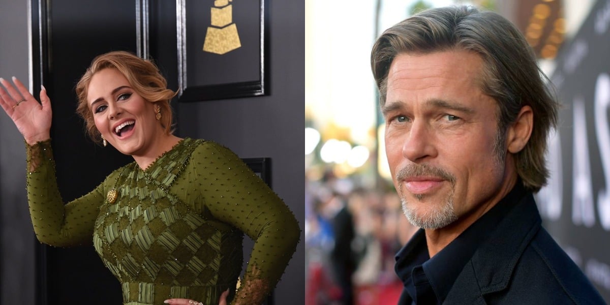 Brad Pitt e Adele vivem affair (Foto: Reprodução)