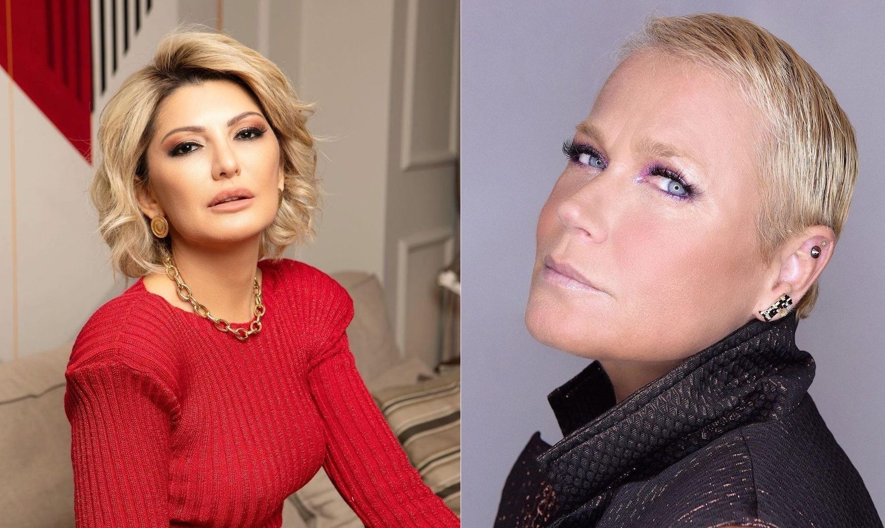 Antonia Fontenelle e Xuxa Meneghel estão travando briga nas redes sociais (Foto: Reprodução/ Montagem)