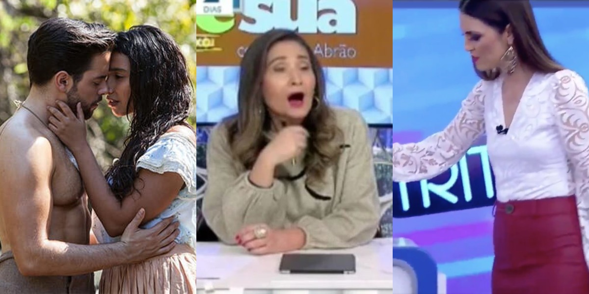 Escrava Mãe, A Tarde é Sua e Triturando foram destaques de audiência (Foto: Reprodução/Record/RedeTV!/SBT)