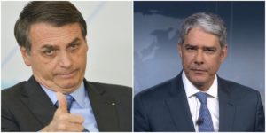 Bolsonaro disparou contra Bonner e a Globo - Foto: Montagem