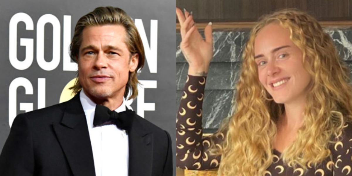 Brad Pitt e Adele vivem affair (Foto: Reprodução)