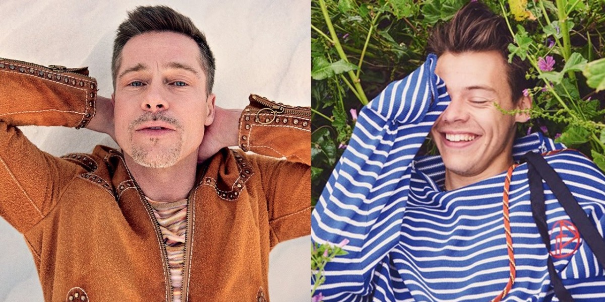 Harry Styles e Brad Pitt protagonizaram filme juntos (Foto: Reprodução)