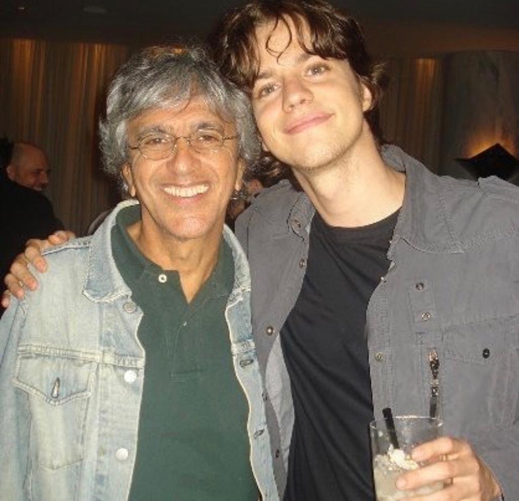 Caetano Veloso e Fernando Gronstein (Foto: Reprodução/Instagram)